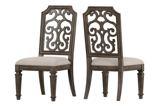 FRET KOLSUZ SANDALYE KAHVE 63x53x108cm 274204-2812 - 5