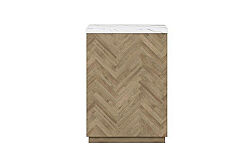 GARRİSON YAN SEHPA KARE KAHVE 46x46x64cm 322309-1302 - 5