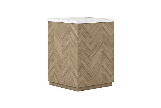 GARRİSON YAN SEHPA KARE KAHVE 46x46x64cm 322309-1302 - 6