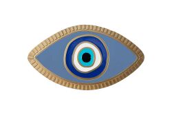 GÖZ DUVAR DEKOR MAVİ 22X12,2 CM - 2