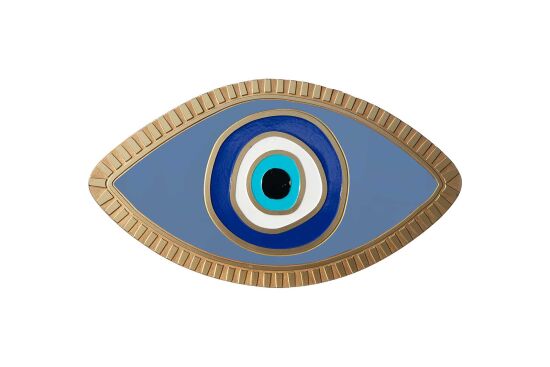 GÖZ DUVAR DEKOR MAVİ 22X12,2 CM - 2