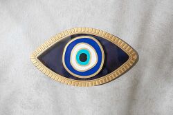 GÖZ DUVAR DEKOR MAVİ 22X12,2 CM - 3