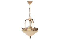 GS-T TEK GOBEK CAMLI AVIZE 37x83cm KOYU ANTİK - 2
