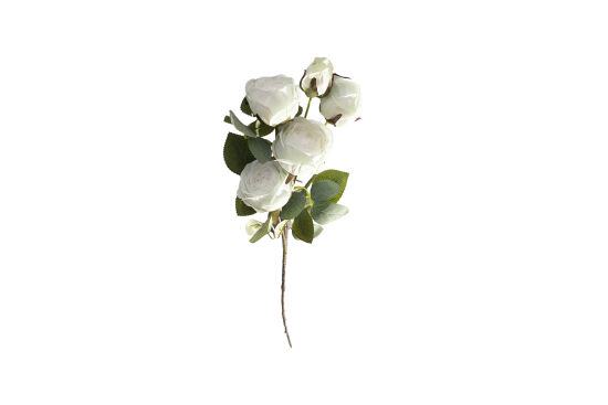 HA5LN24005WH LOUIS XIV GÜL DALI BEYAZ 66 CM - 2