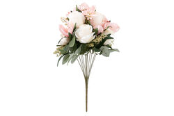 HD9187 BUKET ÇİÇEK PEMBE-BEYAZ 48cm - 3
