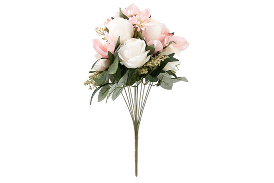 HD9187 BUKET ÇİÇEK PEMBE-BEYAZ 48cm - 3