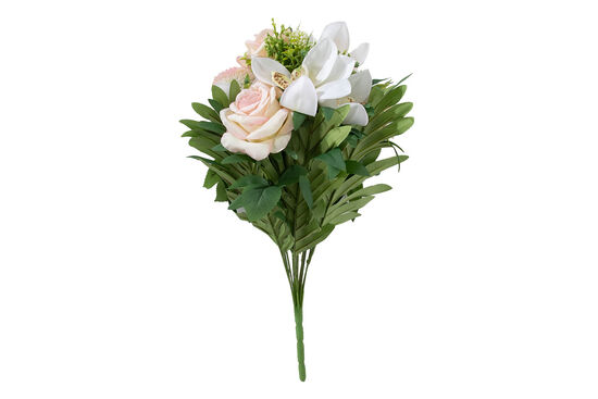 HD9619 BUKET ÇİÇEK PEMBE-BEYAZ 50cm - 2