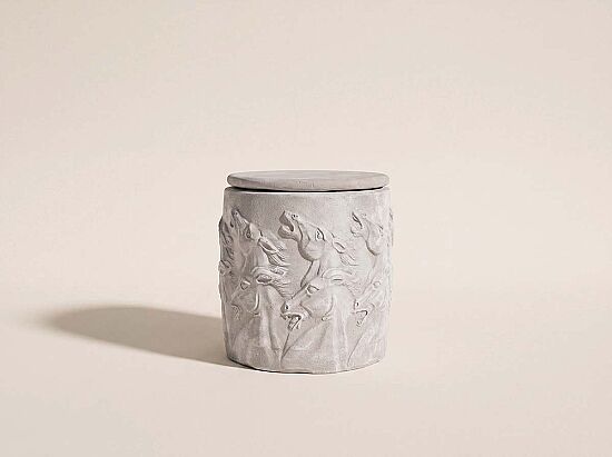 HELEN ATLI KOKULU MUM 350 GR ANTRASIT 10x10,5 cm - 1