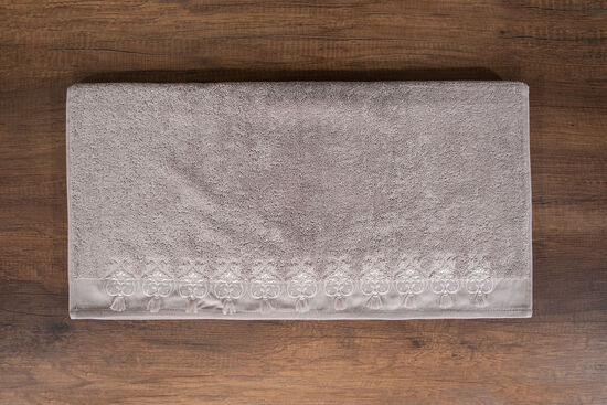 HERINA 70X140 NAKISLI HAVLU GRI - 3