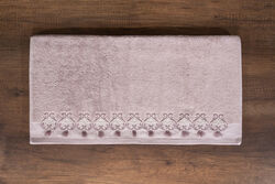 HERINA 70X140 NAKISLI HAVLU PUDRA - 3