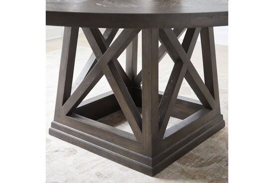 HERİTAGE HİLL YUVARLAK YEMEK MASASI KAHVE 152x152x76cm 274225-2812TP-BS - 4