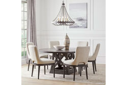 HERİTAGE HİLL YUVARLAK YEMEK MASASI KAHVE 152x152x76cm 274225-2812TP-BS - 6