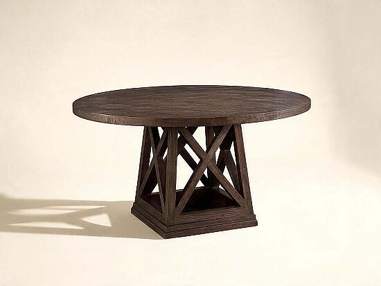 HERİTAGE HİLL YUVARLAK YEMEK MASASI KAHVE 152x152x76cm 274225-2812TP-BS - 1