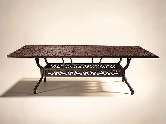 VERDE HS0860T YEMEK MASASI KAHVE 300x120x74cm - 1
