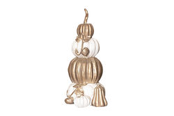 BALKABAĞI AĞACI 17x34cm KREM-GOLD HYK1021 - 3