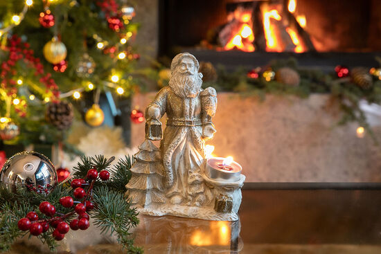 FENERLİ NOEL BABA 14x20cm KREM-GOLD (YLBŞ) HYK1040 - 4