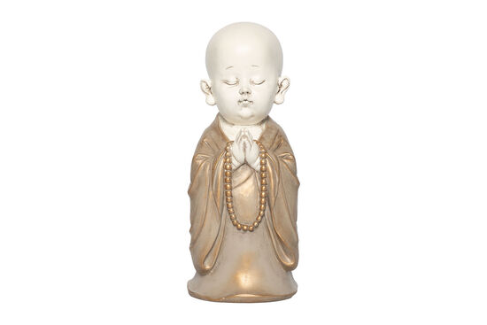 AYAKTA DUA EDEN YOGİ 14X32 CM KREM-GOLD HYK1100 - 3