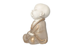 OTURAN YOGİ 21X24 CM KREM-GOLD HYK1102 - 2