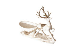 BAMBİ ŞARAPLIK 32x27 cm KREM-GOLD HYK1169 - 2
