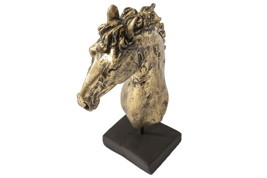 KAIDELI AT BUST KUCUK GOLD-KAHVE 15x24 cm HYK121 - 3