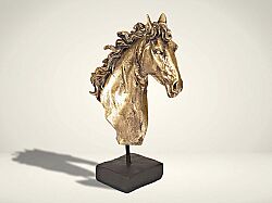 KAIDELI AT BUST KUCUK GOLD-KAHVE 15x24 cm HYK121 - 1