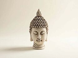 BUDA BUST ALNI NOKTALI KREM 28x13cm HYK179 (DY) - KERVAN