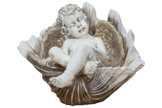 MIDYELI BEBEK MELEK KREM-GOLD 24x26cm HYK356 - 3