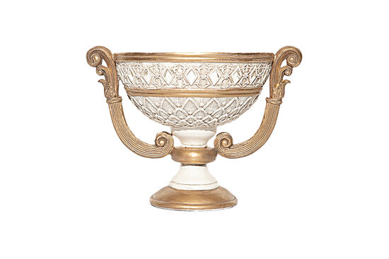 KULPLU MEYVELİK KREM-GOLD 23x35 cm HYK438 - 3