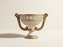 KULPLU MEYVELİK KREM-GOLD 23x35 cm HYK438 - KERVAN