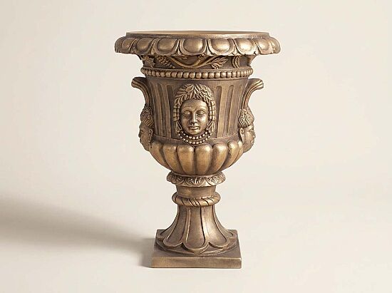 ATHENA FİBER SAKSI GOLD 55X77 CM - 1