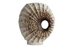 TUTACAKLI MERCAN VAZO-2 KREM-GOLD 26x29cm HYK569 - 3