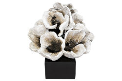KAIDELI MERCAN KREM-GOLD 25x25cm HYK594 - 3
