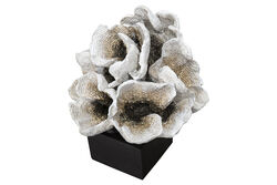 KAIDELI MERCAN KREM-GOLD 25x25cm HYK594 - 2