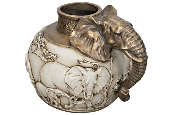 FILLI VAZO KREM-GOLD 32x25cm HYK637 - 3