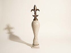 MAÇALI BÜYÜK KÜP KREM-GOLD 20x90cm HYK786(DY) - KERVAN