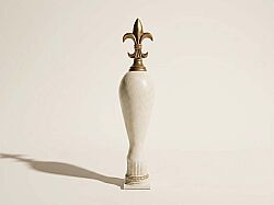 MAÇALI KÜÇÜK KÜP KREM-GOLD 17x79cm HYK787(DY) - KERVAN