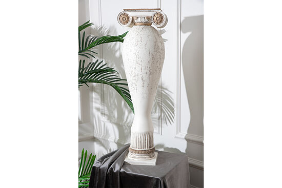 SÜTUN KAPAKLI BÜYÜK KÜP KREM-GOLD 22x70cm HYK788(DY) - 4