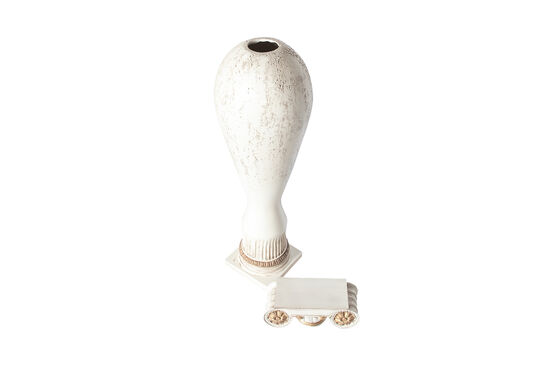SÜTUN KAPAKLI BÜYÜK KÜP KREM-GOLD 22x70cm HYK788(DY) - 3