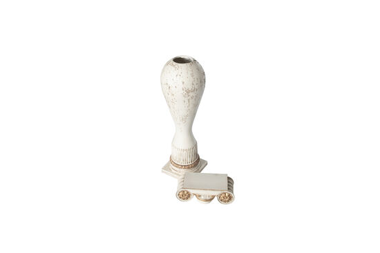 SÜTUN KAPAKLI KÜÇÜK KÜP KREM-GOLD 22x58cm HYK789(DY) - 3