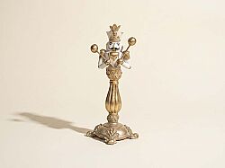 DAVUL ÇALAN KURŞUN ASKER 10X27 CM GOLD-KREM HYK802 - 1