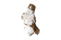 HEDİYE TAŞIYAN NOEL BABA 20x30cm KREM-GOLD (YLBŞ) HYK896 - 2