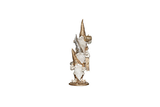 ÜST ÜSTE OTURAN CÜCE 44X18 CM GOLD-KREM HYK902 - 3