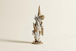 ÜST ÜSTE OTURAN CÜCE 44X18 CM GOLD-KREM HYK902 - 1
