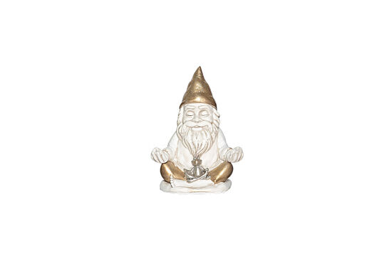 MEDİTASYON YAPAN CÜCE 14X25 CM GOLD-KREM HYK925 - 3
