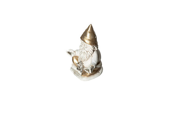 MEDİTASYON YAPAN CÜCE 14X25 CM GOLD-KREM HYK925 - 2