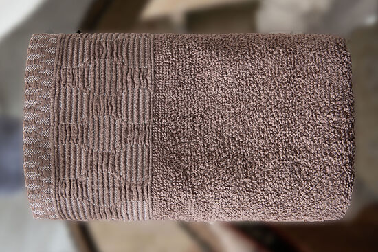 JAKARLI GEOMETRİK DESEN BORDÜRLÜ 6'LI ASORTİ HAVLU 30x50cm - 4