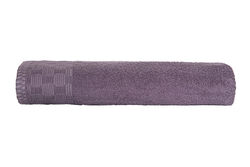 JAKARLI GEOMETRİK DESEN BORDÜRLÜ HAVLU LİLA 70x140cm (TRY) - 3
