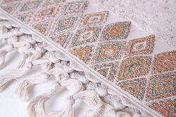 KILIM DESEN HAVLU 70X140 BEJ - 6