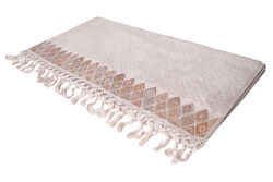 KILIM DESEN HAVLU 70X140 BEJ - 4
