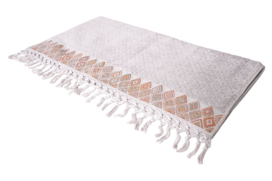 KILIM DESEN HAVLU 70X140 GRI - 4
